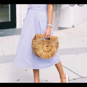 Brand new bamboo purse